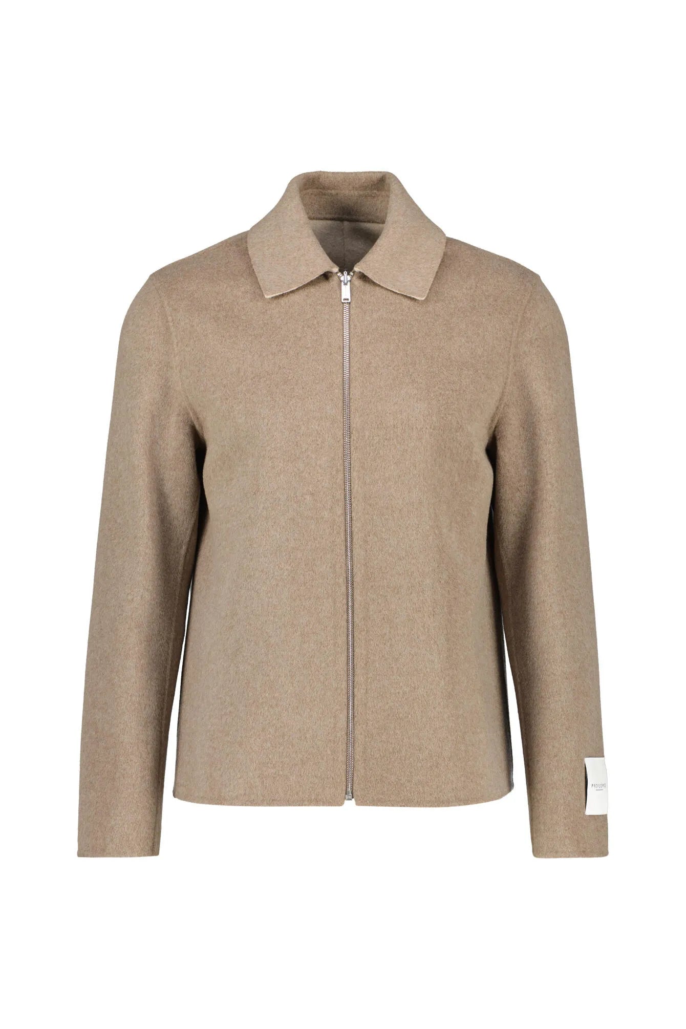 Overshirt reversible aus Wolle