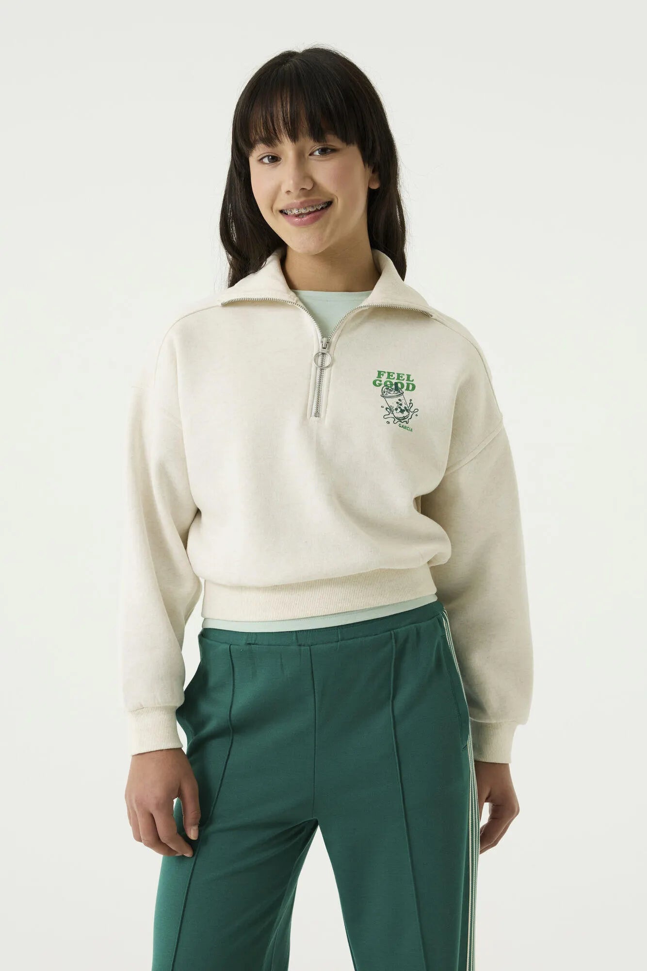 Sweatshirt aus Baumwollmix