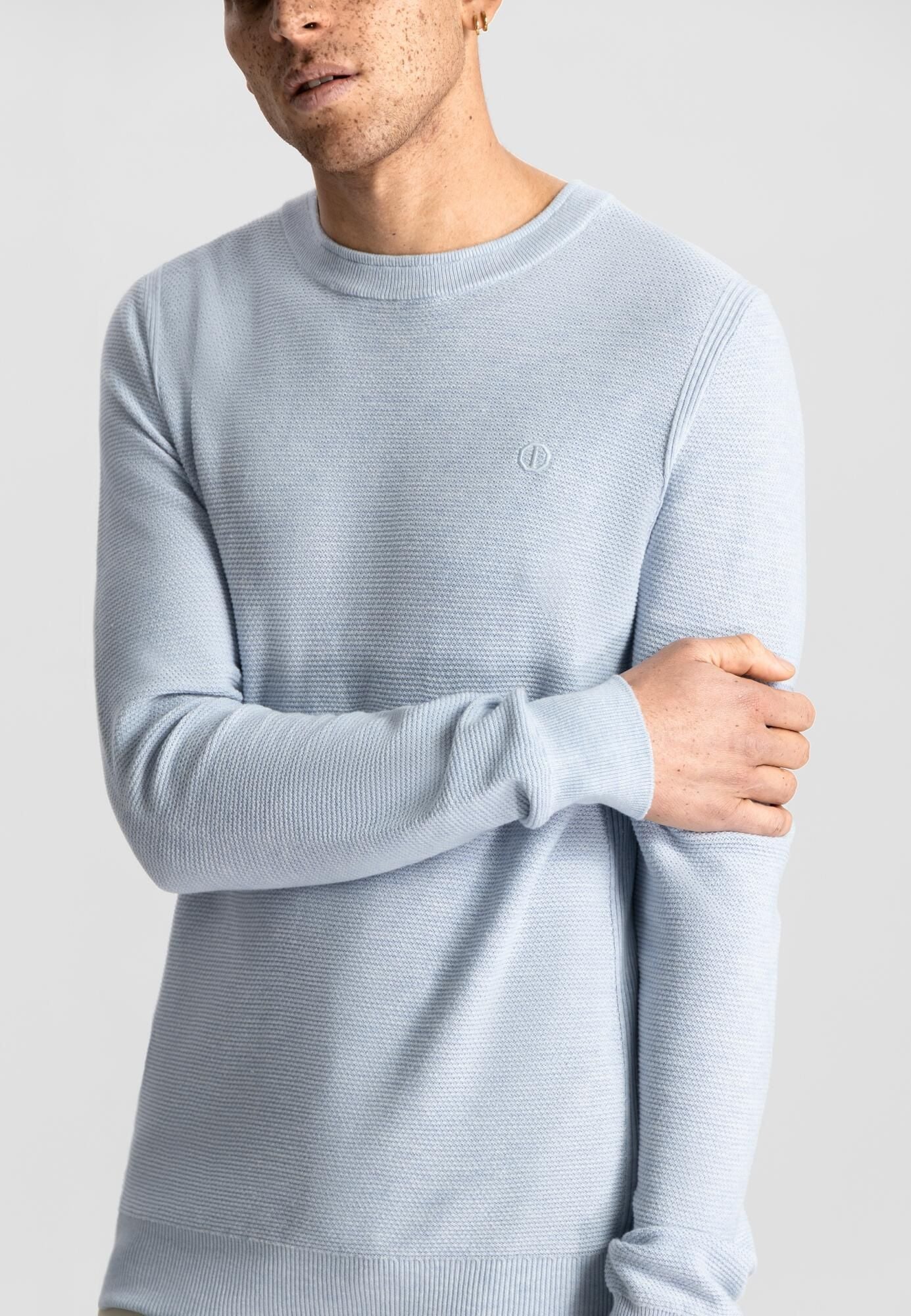 Strickpullover aus Baumwollmix