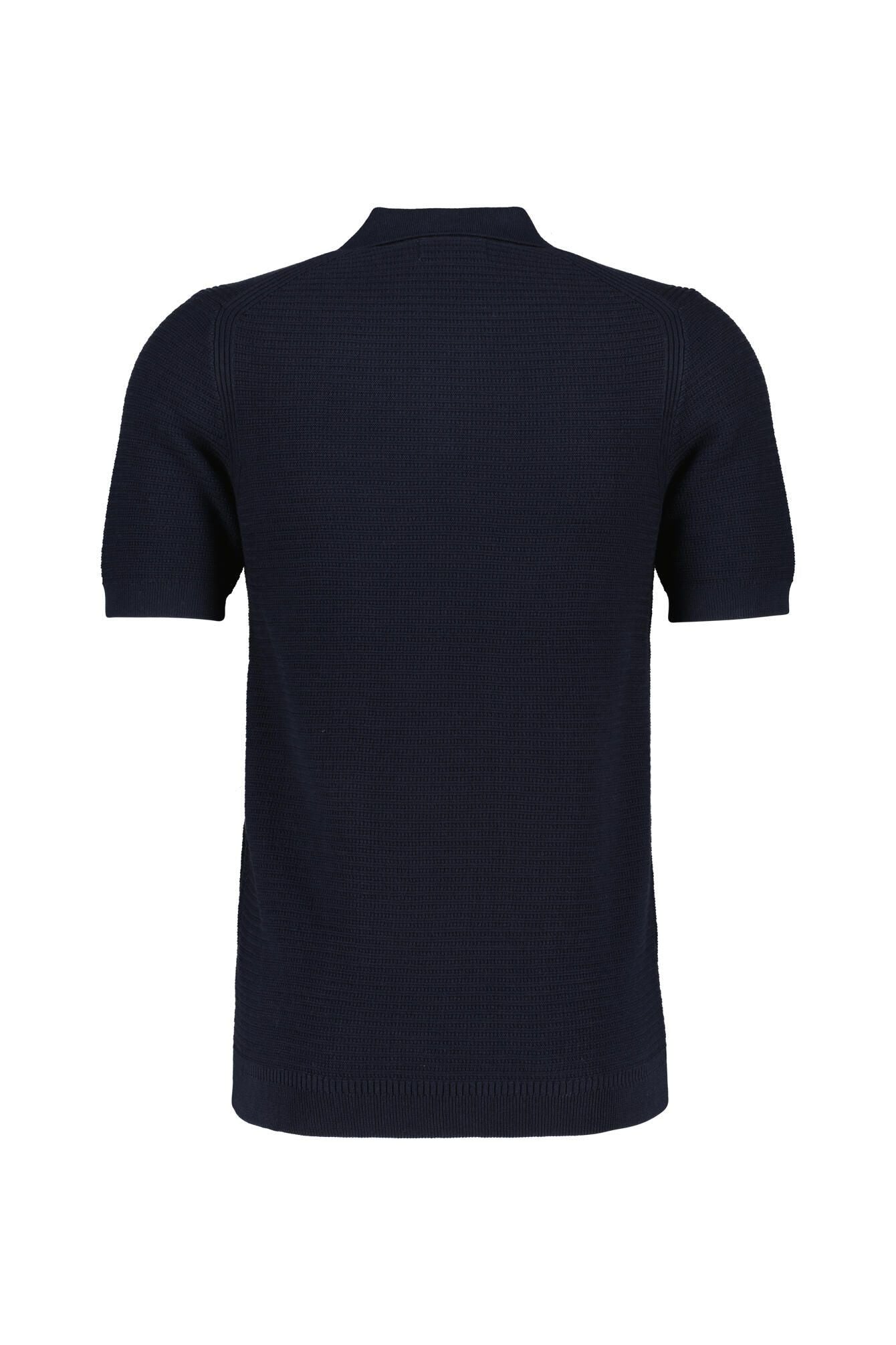 Strick-Poloshirt aus Baumwolle