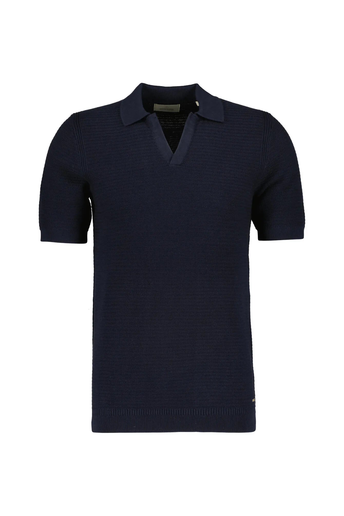 Strick-Poloshirt aus Baumwolle