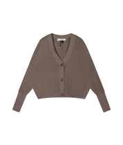 Strick-Cardigan aus Baumwoll-Mesh