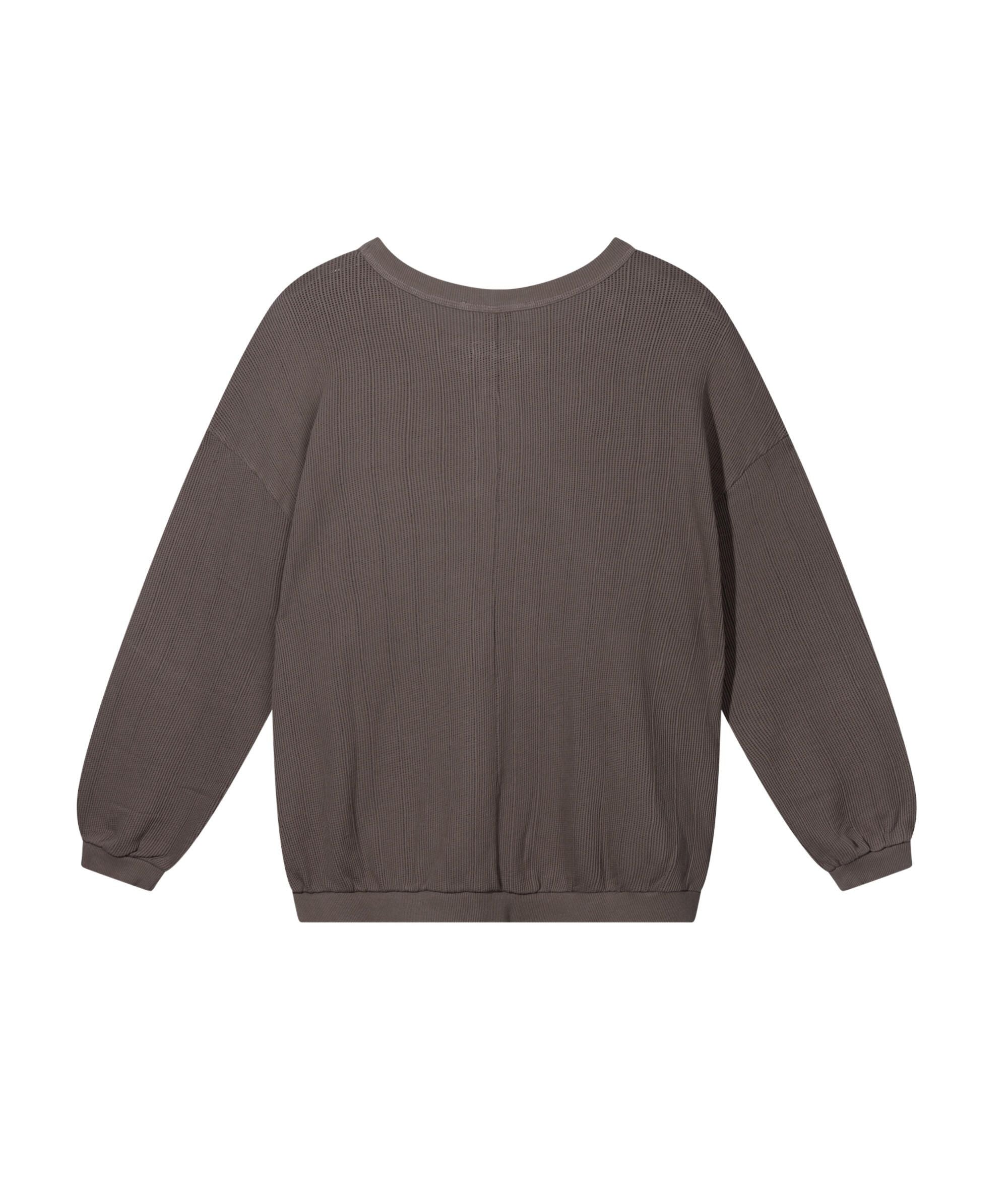 Sweatshirt aus Baumwoll-Mesh