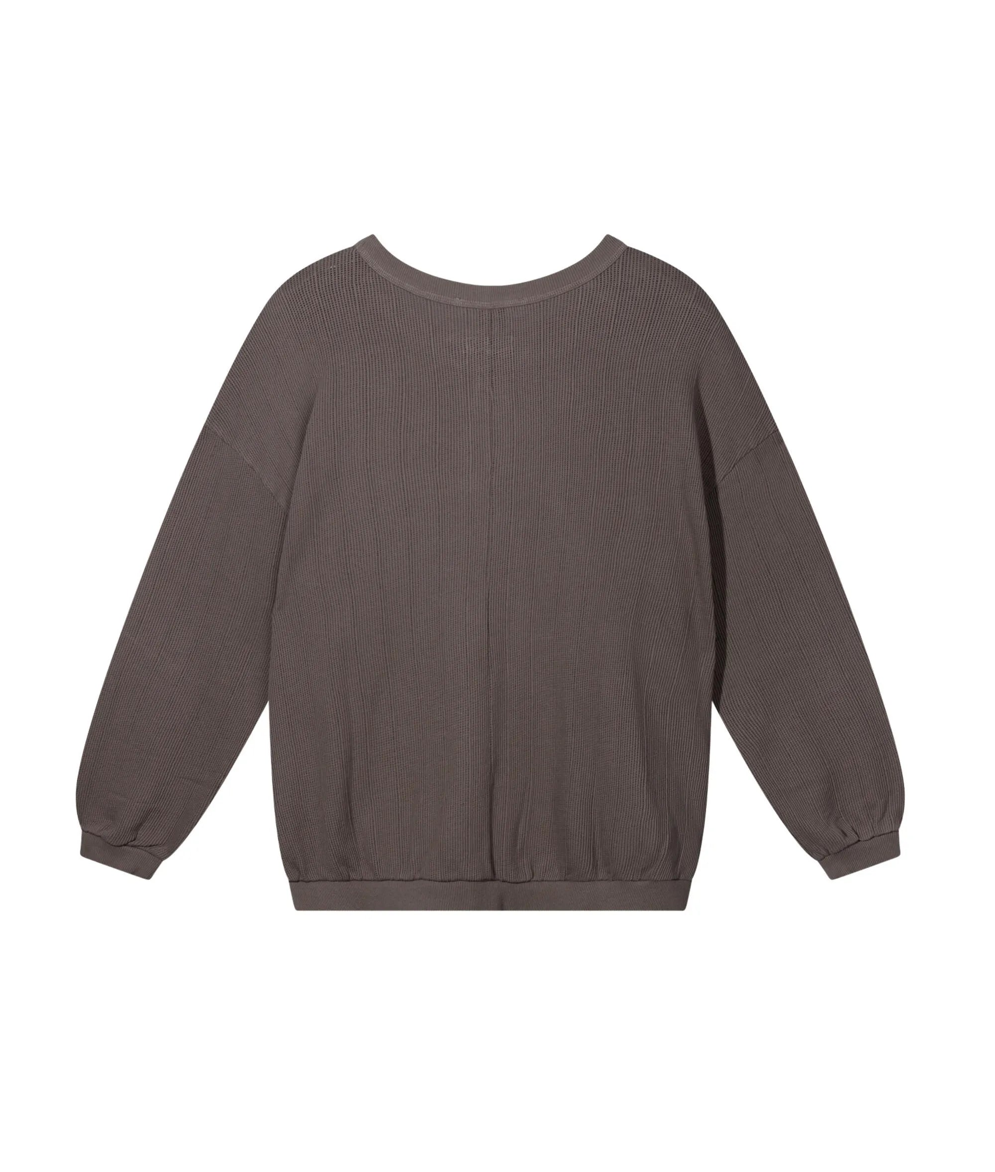 Sweatshirt aus Baumwoll-Mesh
