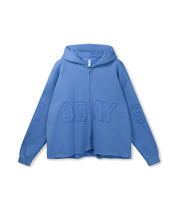 Sweatshirtjacke aus Baumwollmix