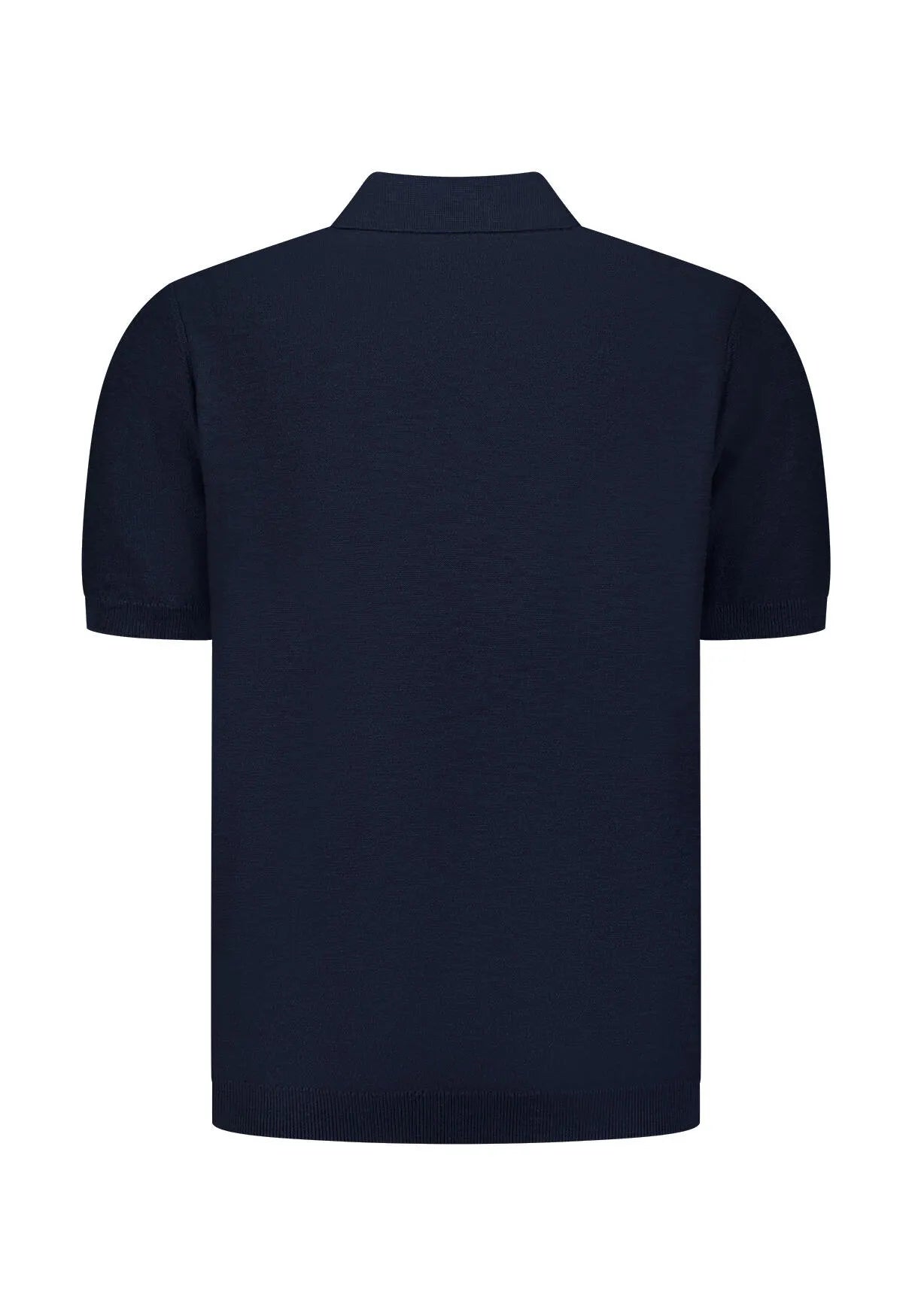 Strick-Poloshirt aus Baumwolle