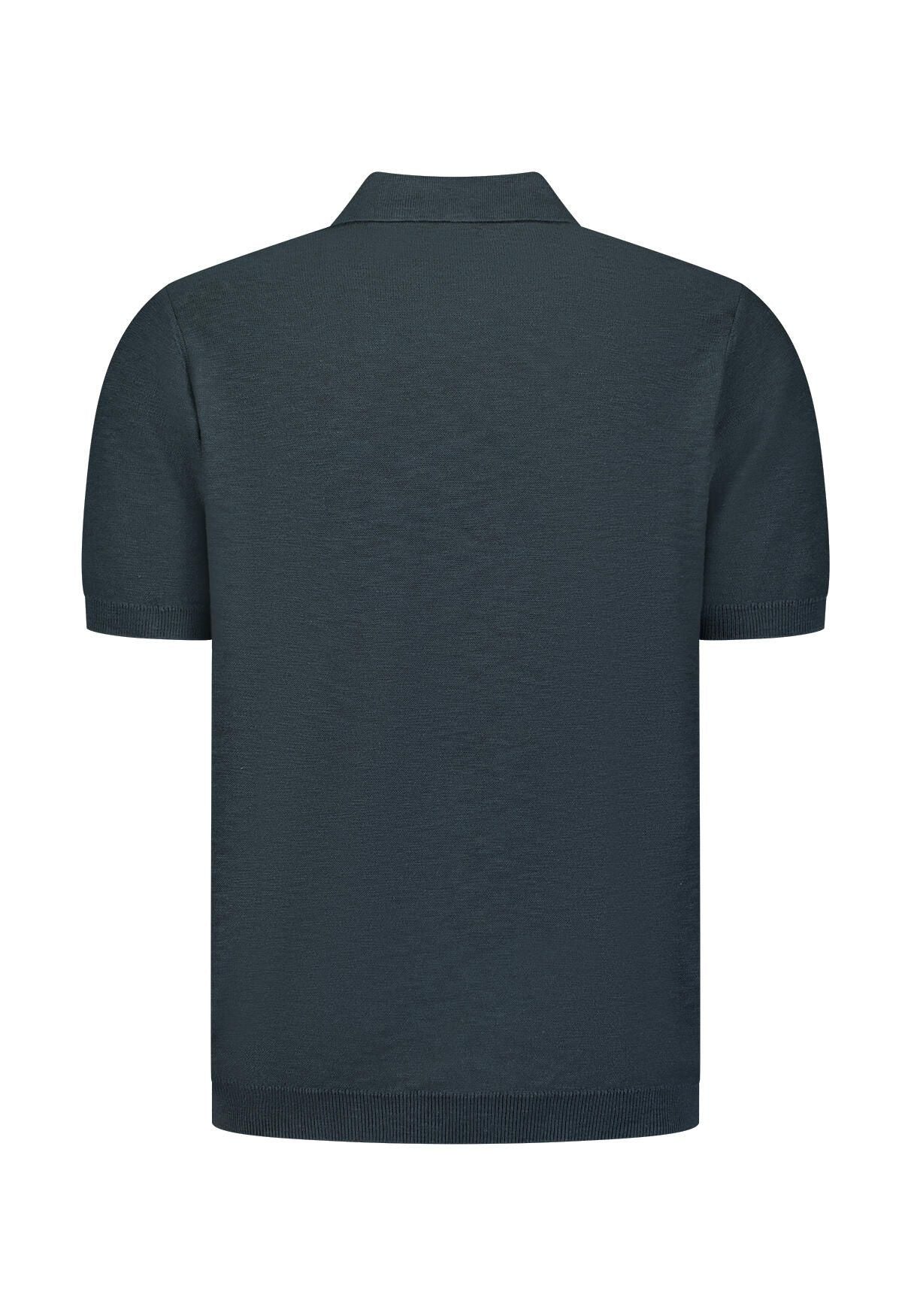 Strick-Poloshirt aus Baumwolle
