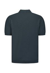 Strick-Poloshirt aus Baumwolle