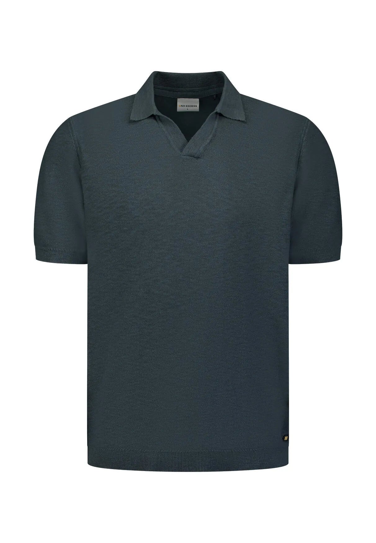 Strick-Poloshirt aus Baumwolle