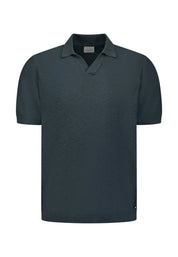 Strick-Poloshirt aus Baumwolle