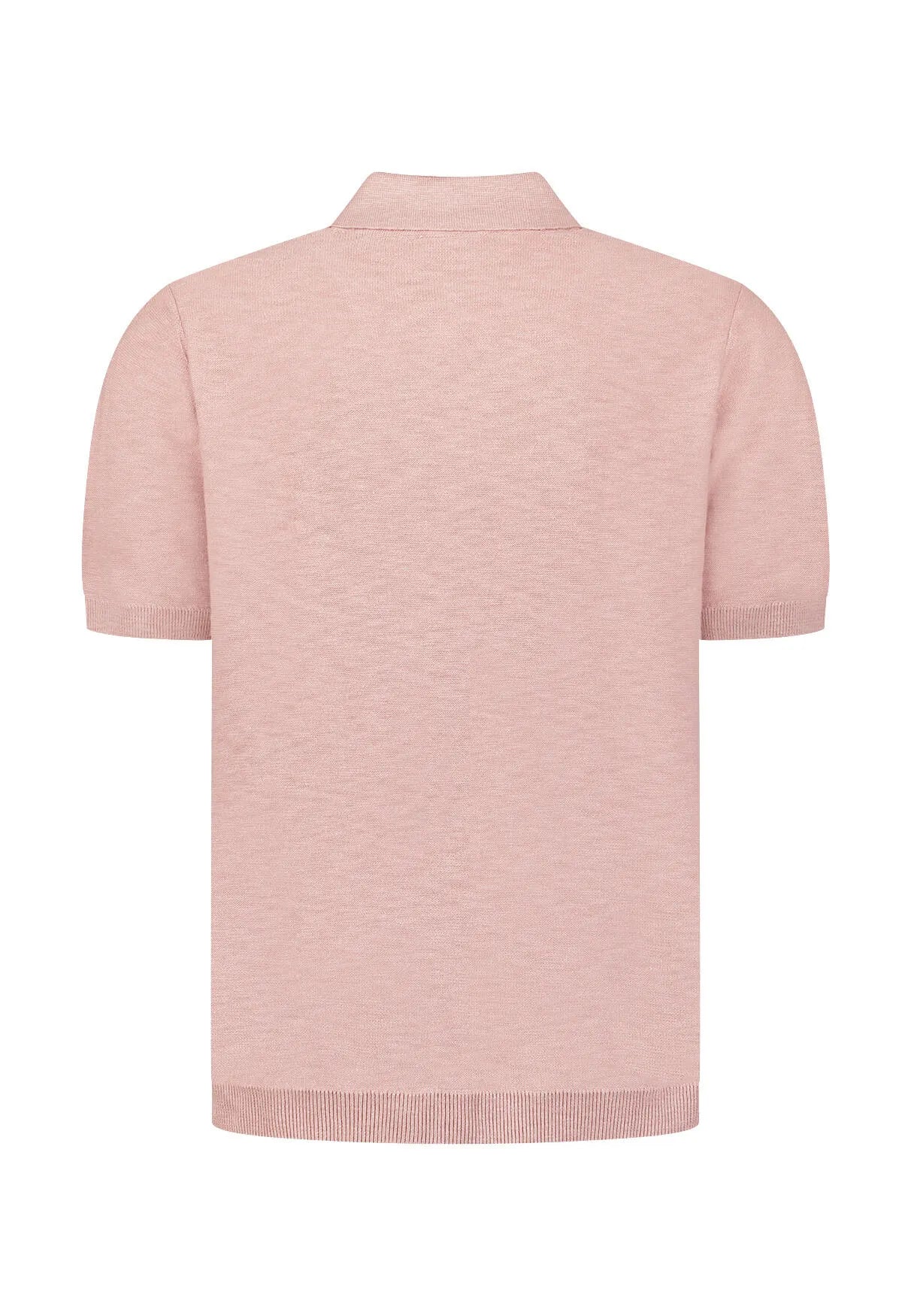 Strick-Poloshirt aus Baumwolle