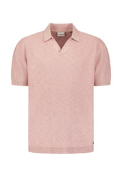 Strick-Poloshirt aus Baumwolle