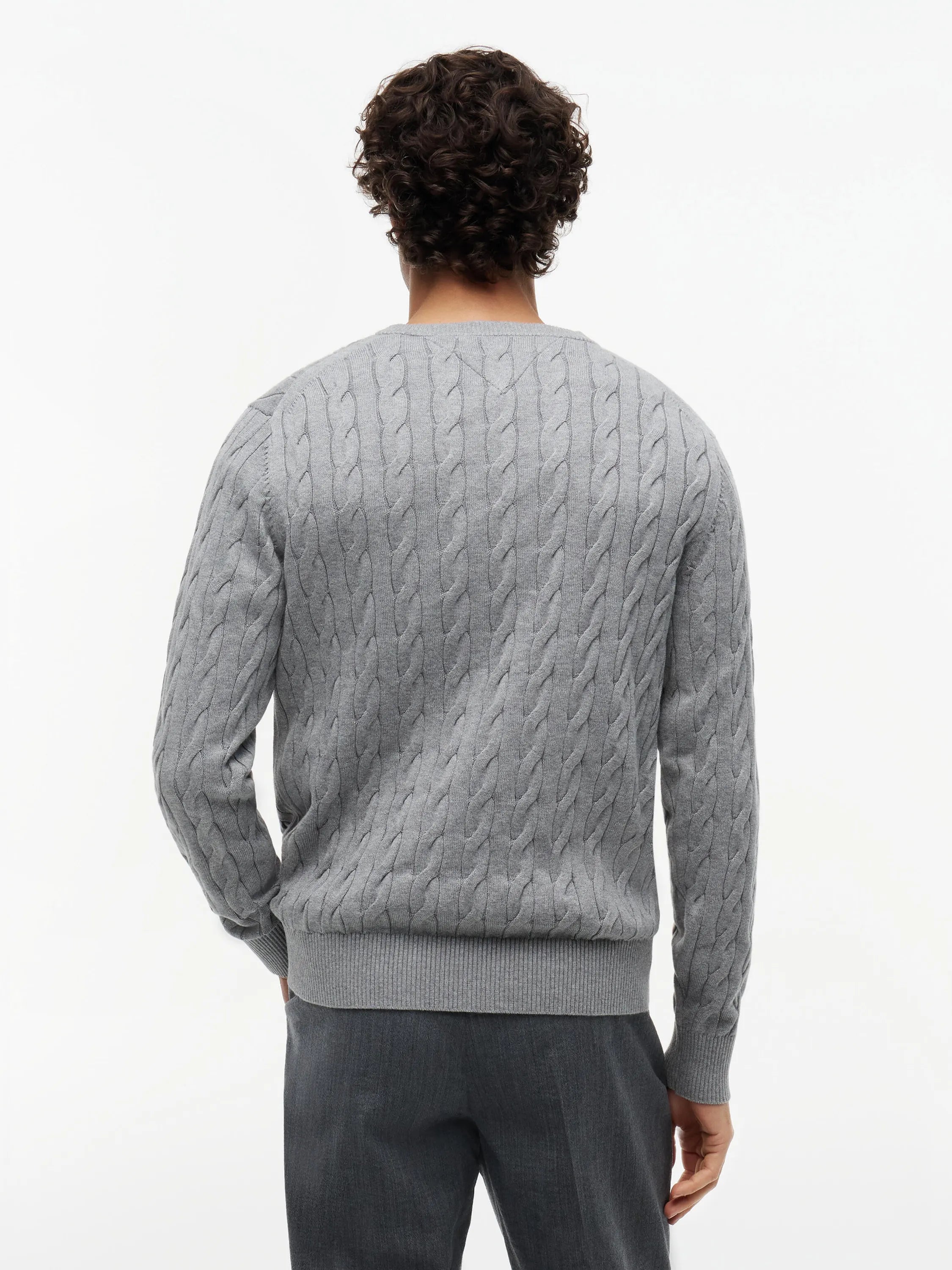 Feinstrickpullover mit Musterung