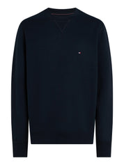 ESSENTIAL FLEECE CREWNECK, BLUE M