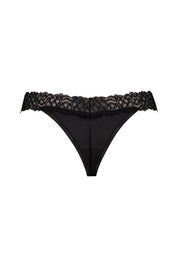 Thong mit Spitzendetails