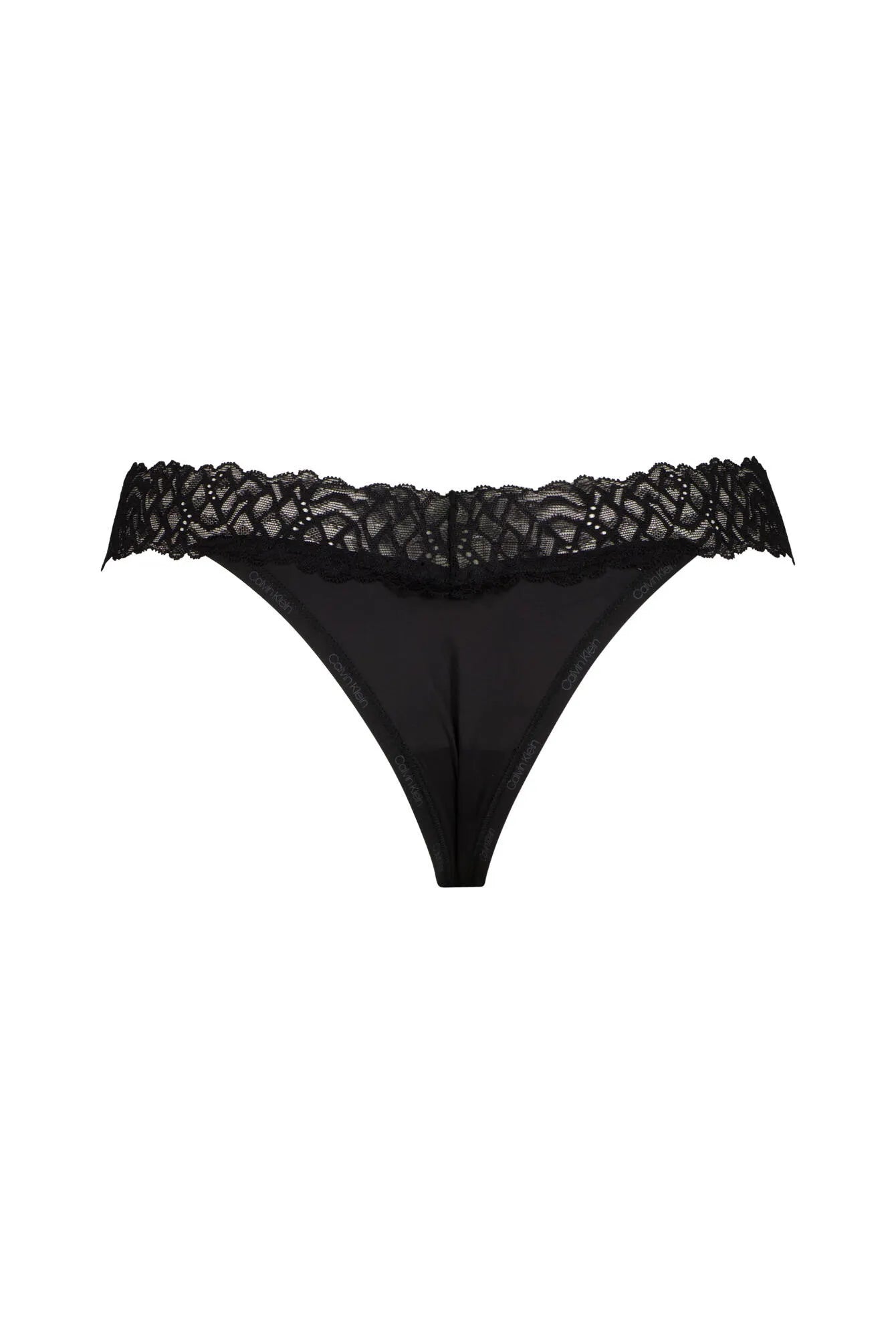 Thong mit Spitzendetails