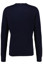 Feiner Strickpullover mit V-Ausschnitt