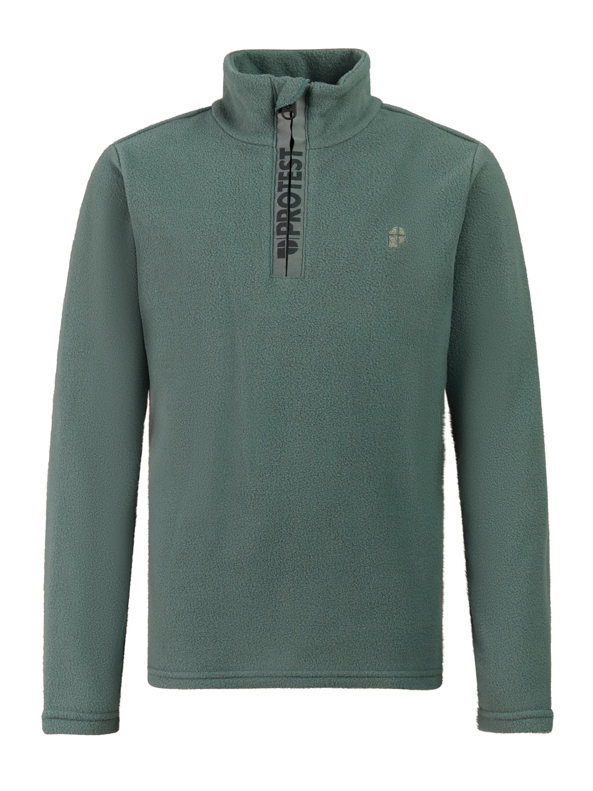 Fleecepullover mit Stehkragen
