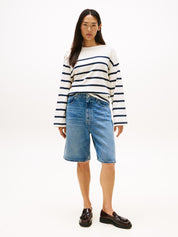 Langarmshirt gestreift