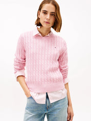 Strickpullover aus Baumwolle