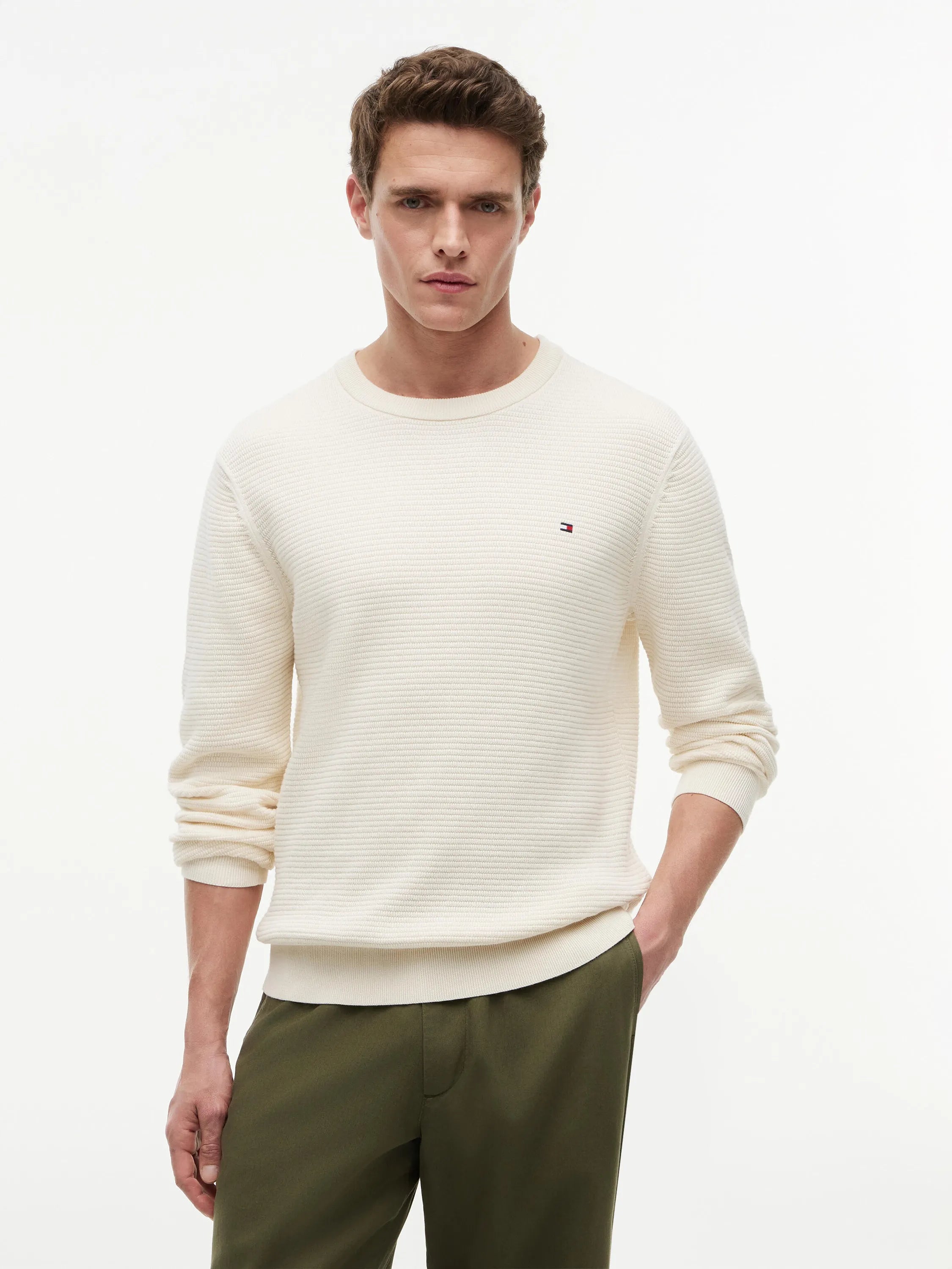 Strickpullover aus Baumwolle