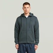 Sweatshirtjacke aus Baumwollmix