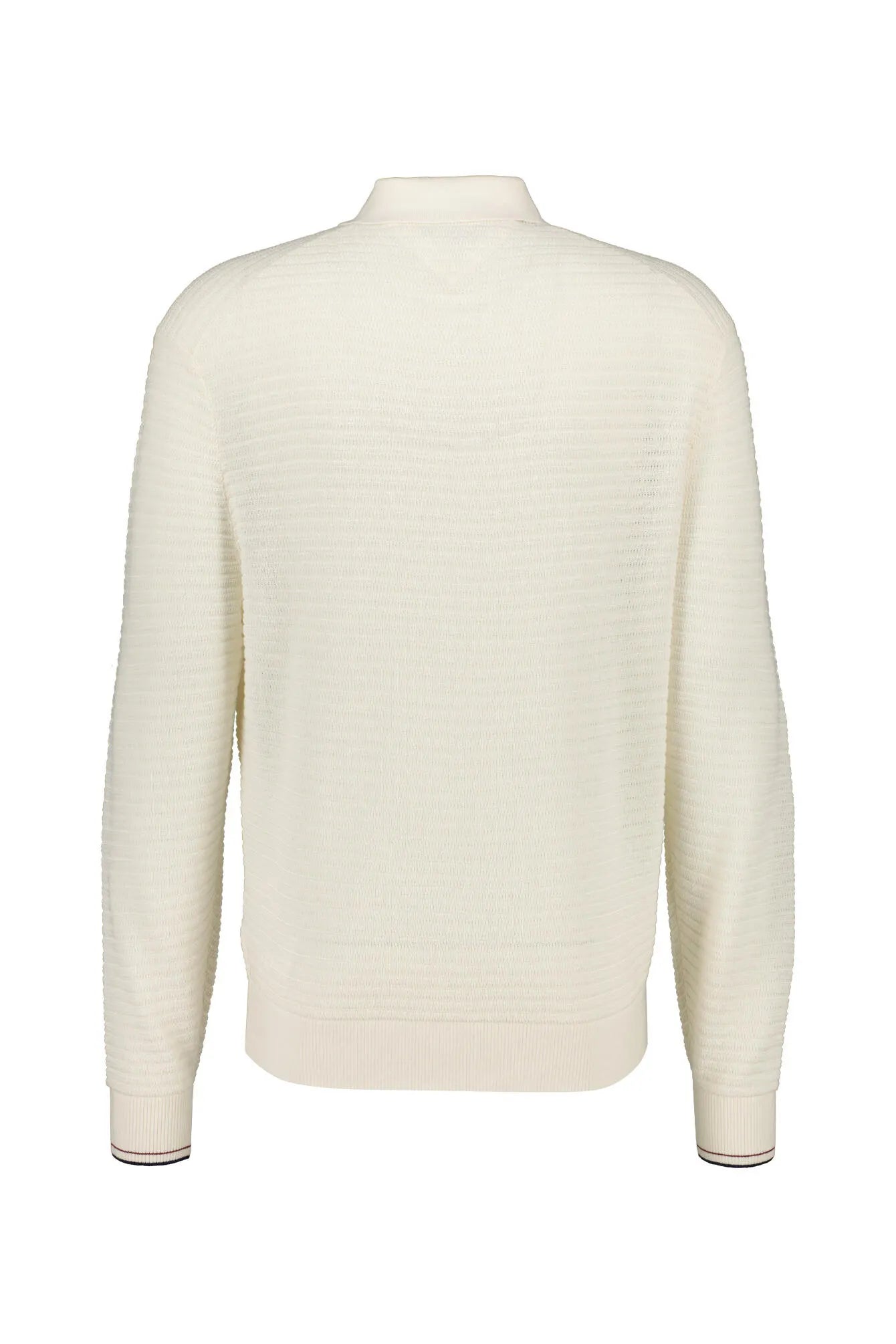 Strickpoloshirt aus Baumwollmix