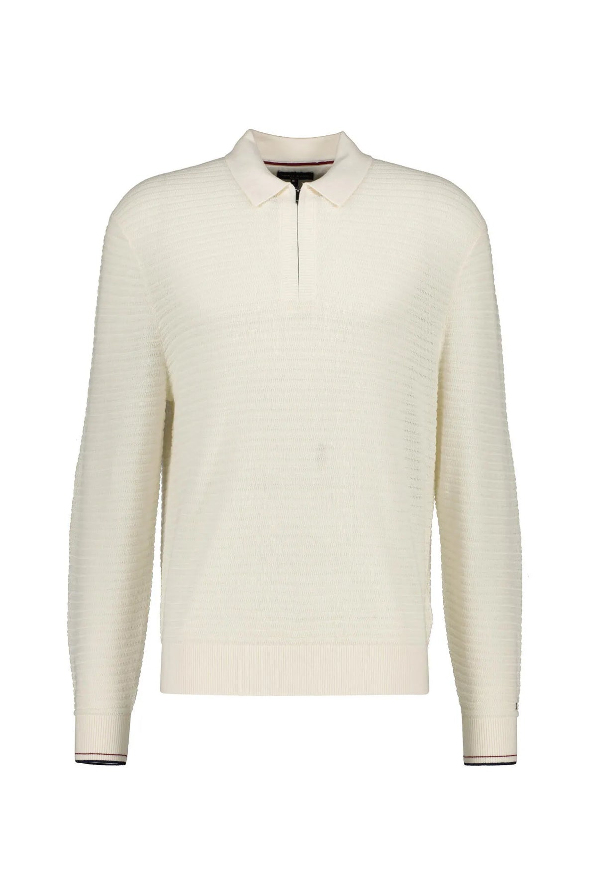 Strickpoloshirt aus Baumwollmix