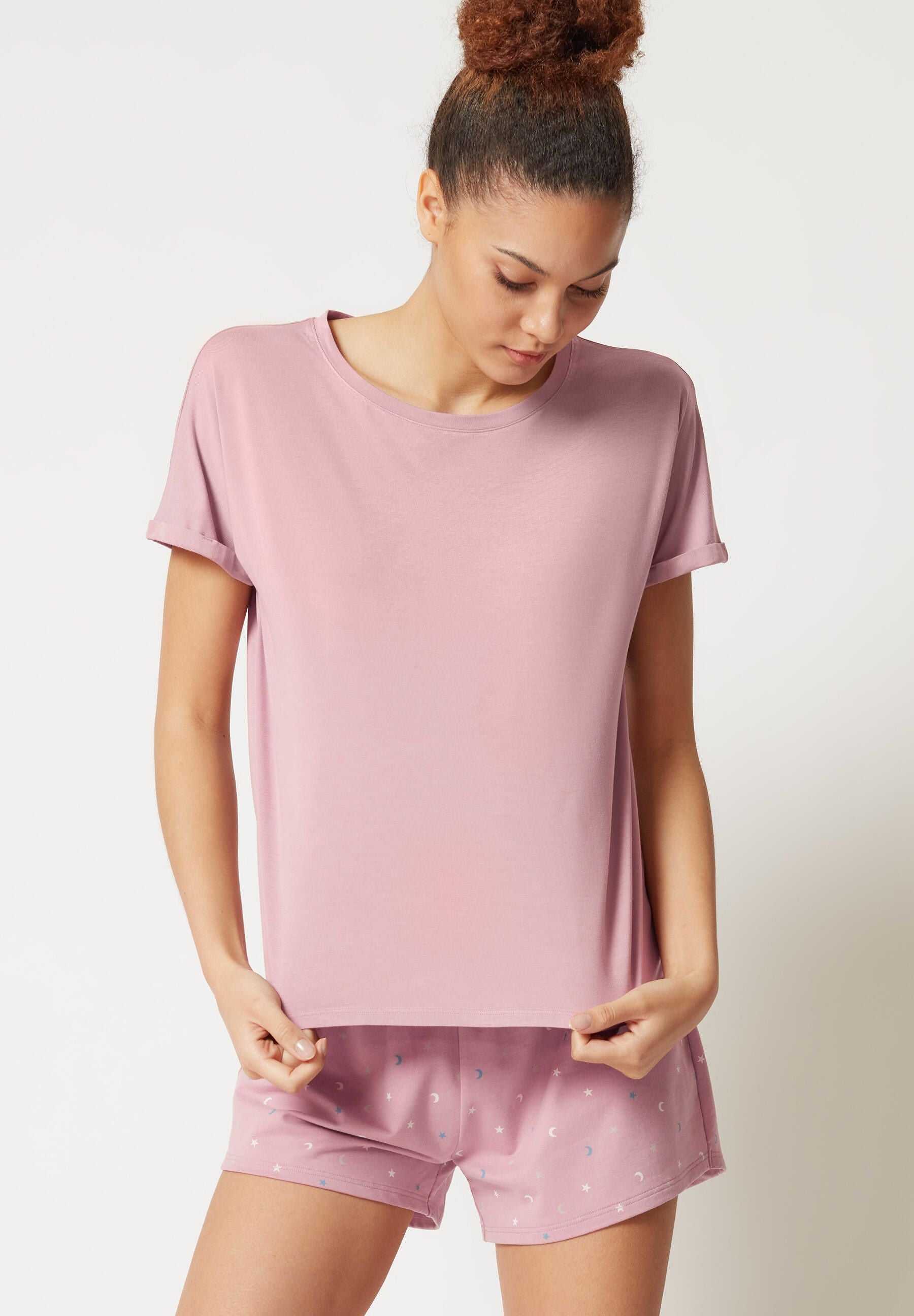 Schlaf-T-Shirt aus Viskose