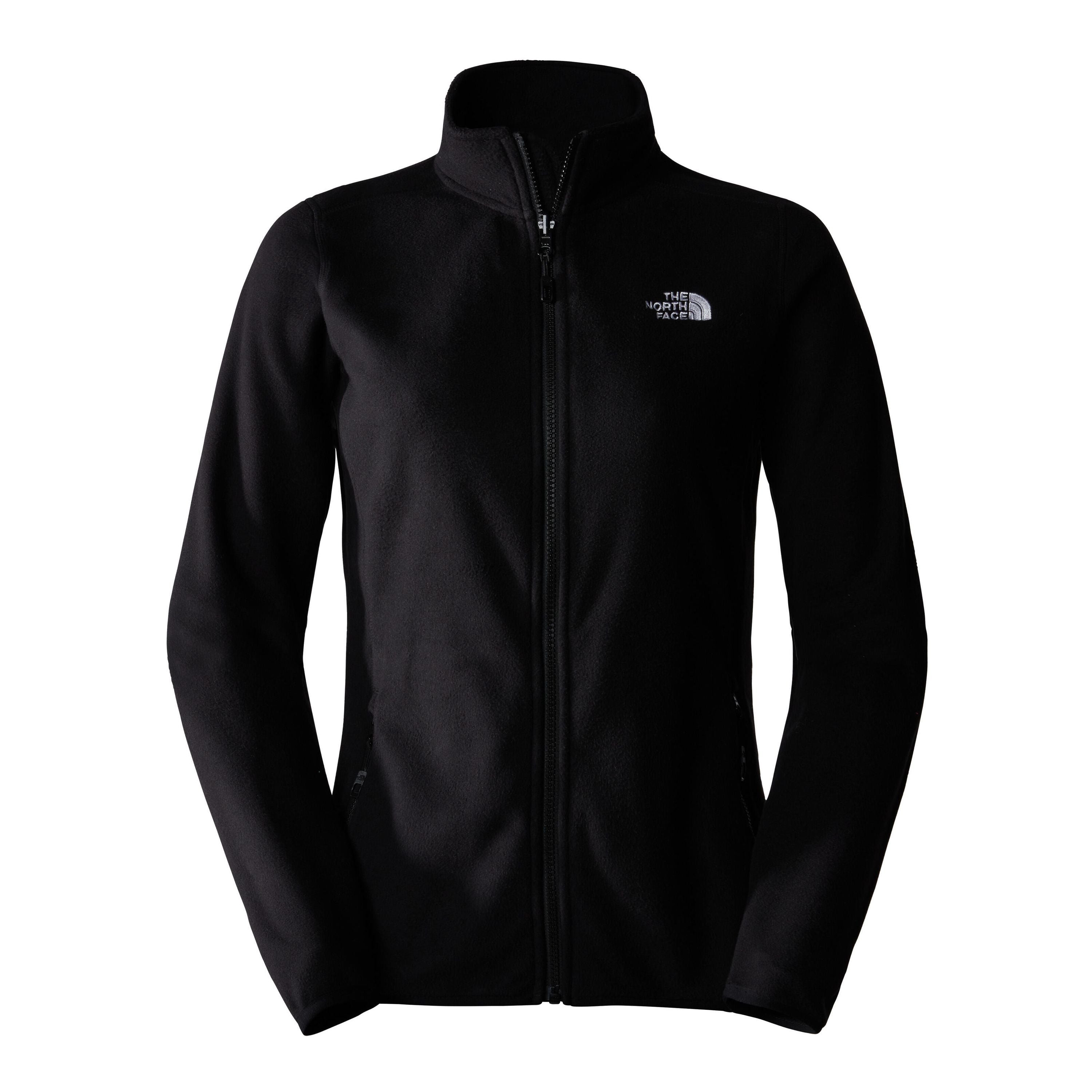 Fleecejacke mit Stehkragen