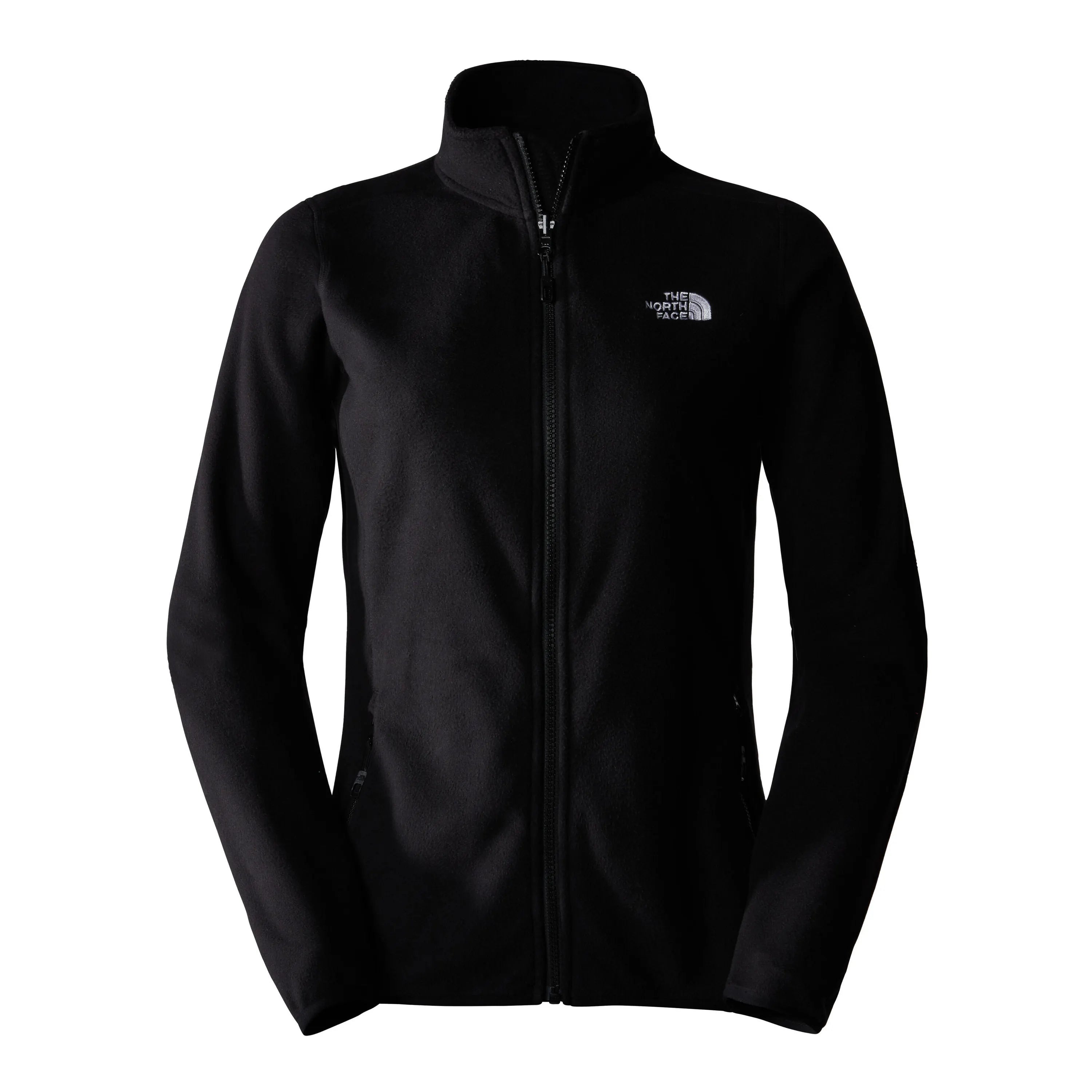 Fleecejacke mit Stehkragen