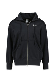 Sweatshirtjacke aus Baumwollmix