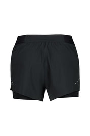 W NK SWIFT DF MR 2N1 SHRT, BLACK/RE