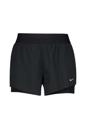 W NK SWIFT DF MR 2N1 SHRT, BLACK/RE