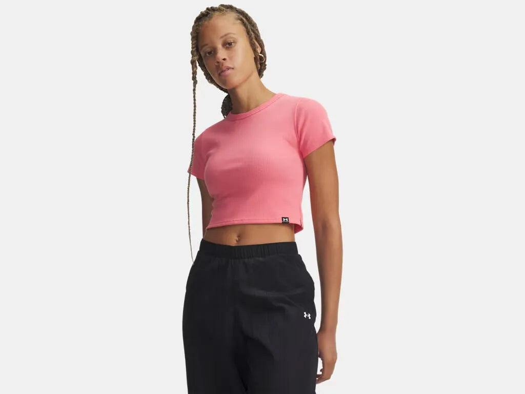 T-Shirt cropped aus Baumwollmix