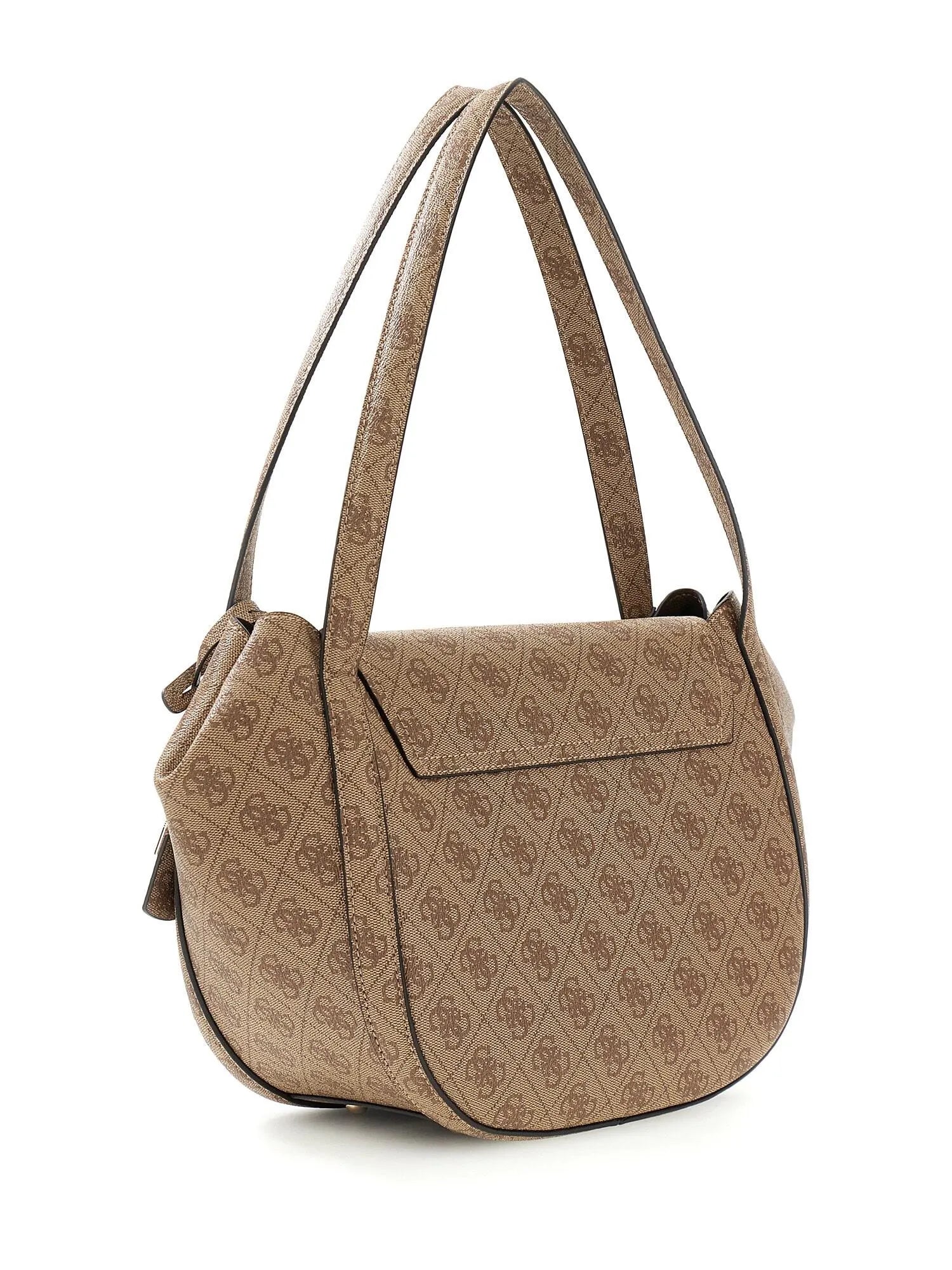 Schultertasche mit Logoprint