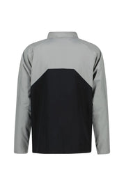 Trainingsjacke mit einrollbarer Kapuze