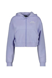 Sweatjacke mit Kapuze aus Baumwolle