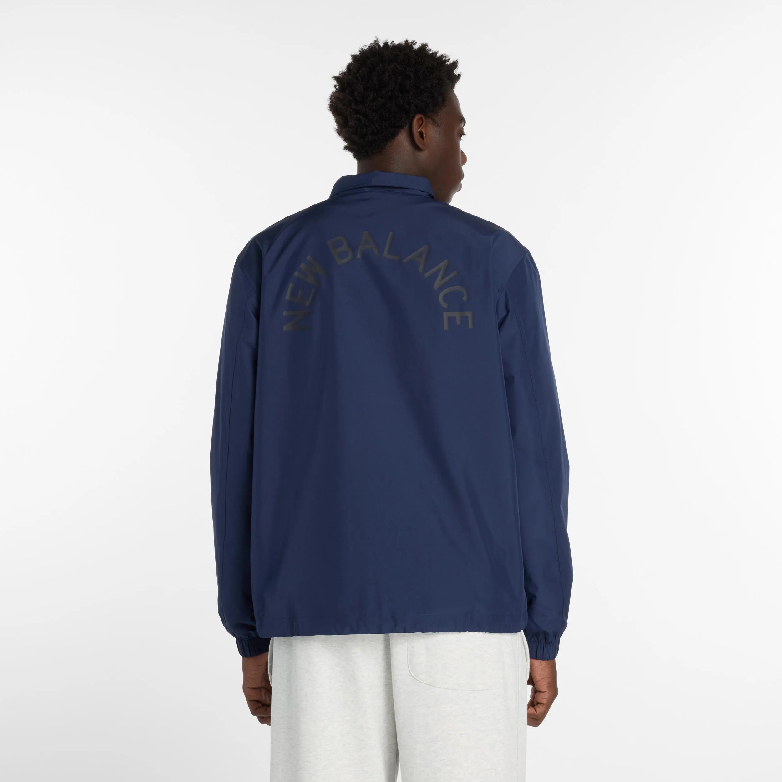 Coachjacke mit aufliegendem Kragen