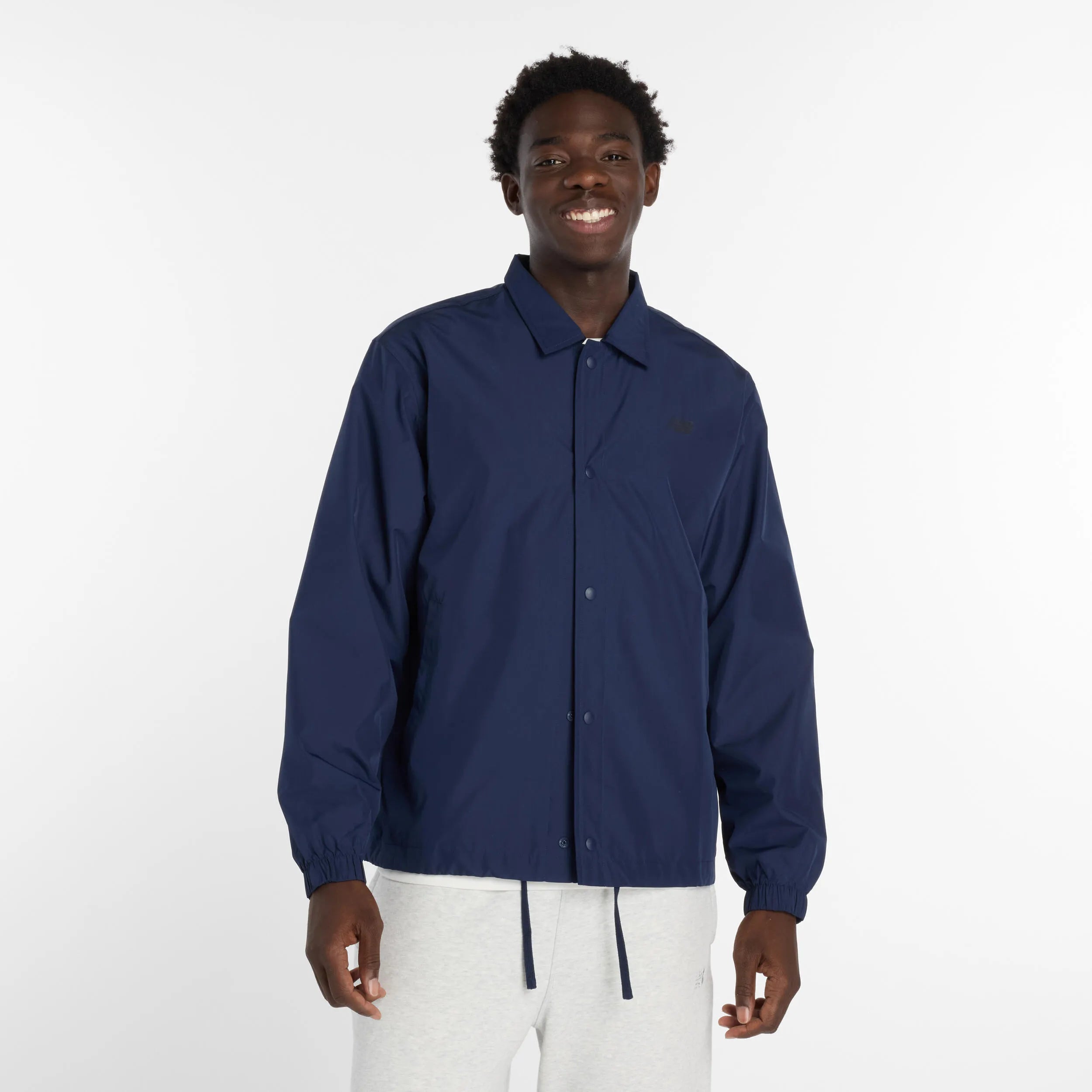 Coachjacke mit aufliegendem Kragen