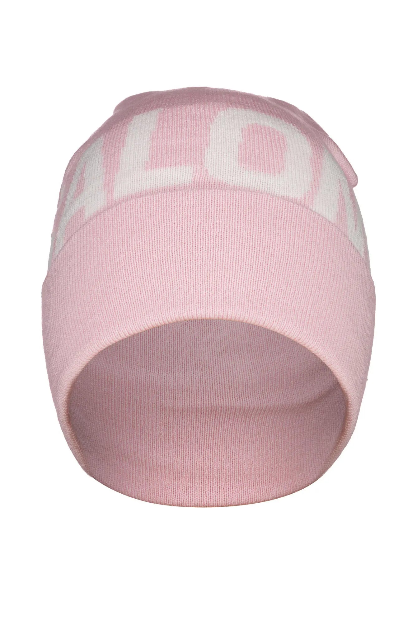 Strickmütze mit Logostick