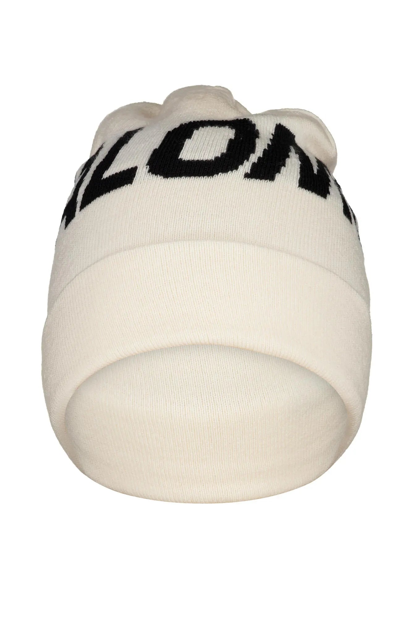 Strickmütze mit Logostick