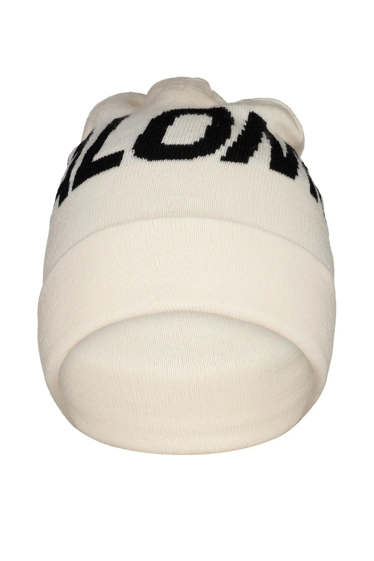 Strickmütze mit Logostick