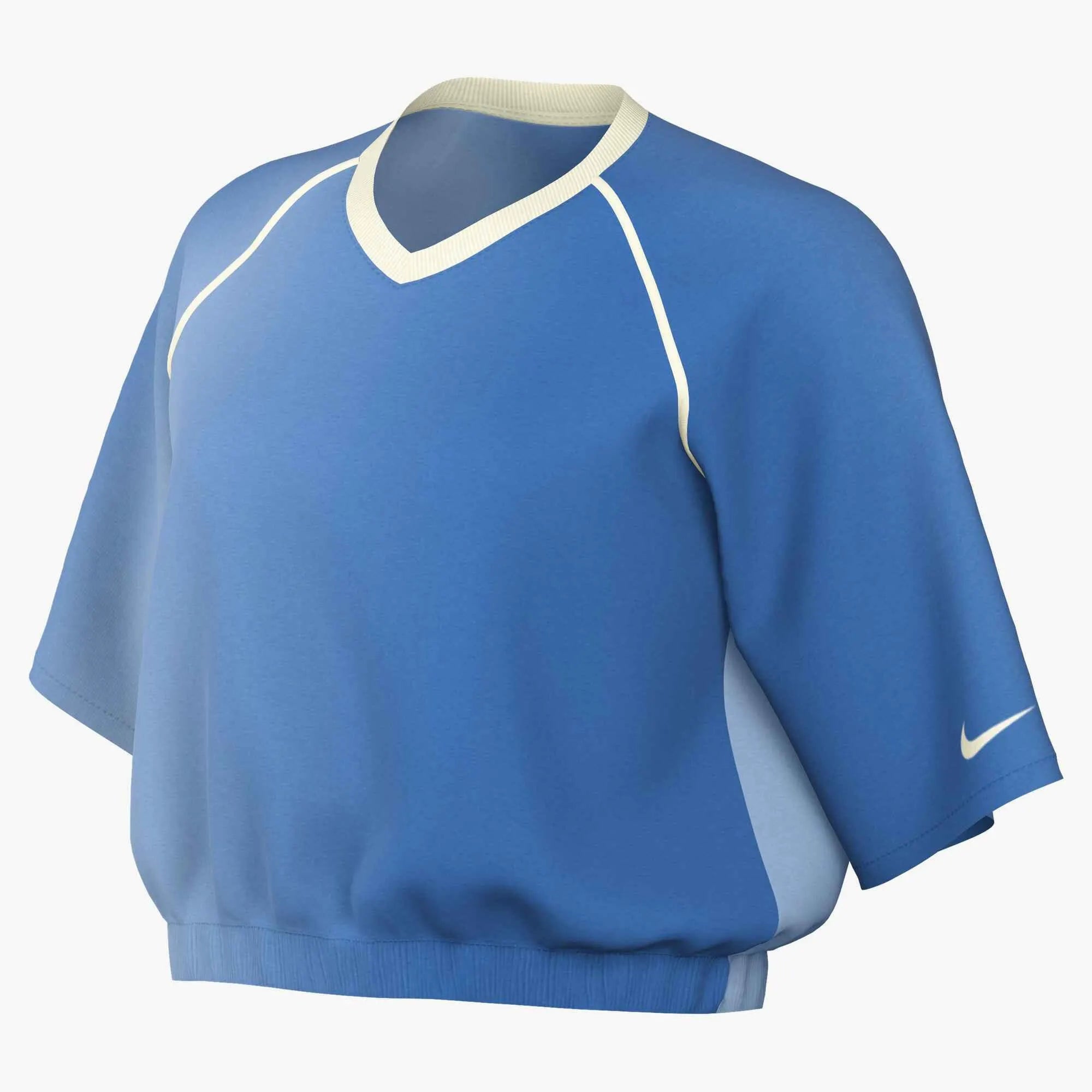 T-Shirt mit elastischem Saum