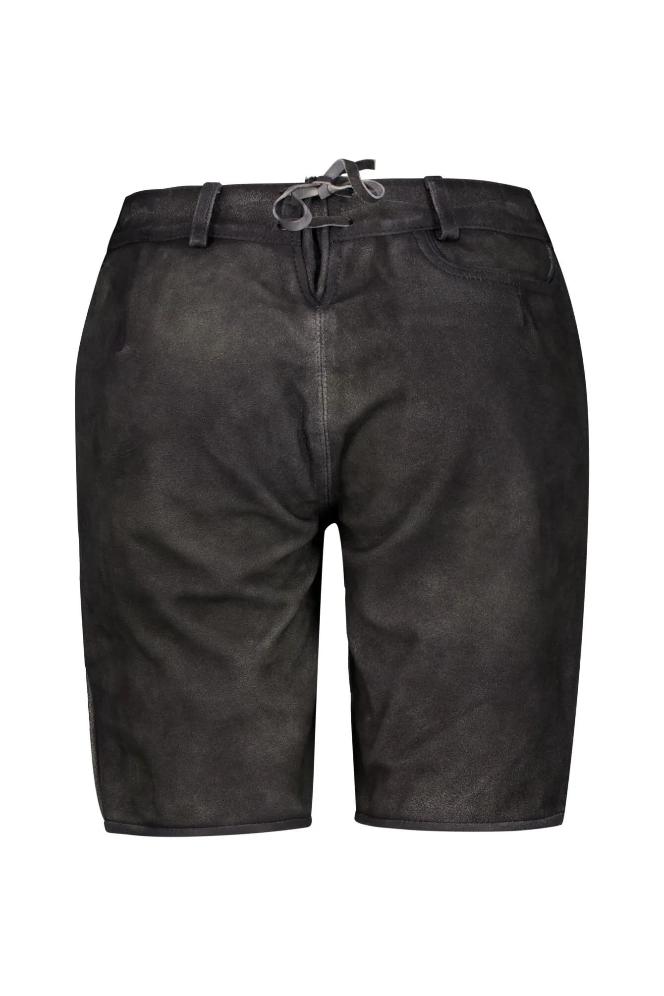 Ledershorts mit Stickereien