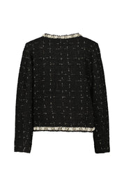 Karierte Bouclé-Jacke