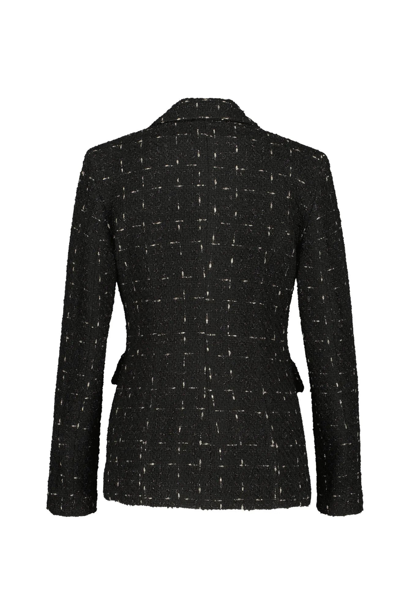 Karierter Bouclé-Blazer