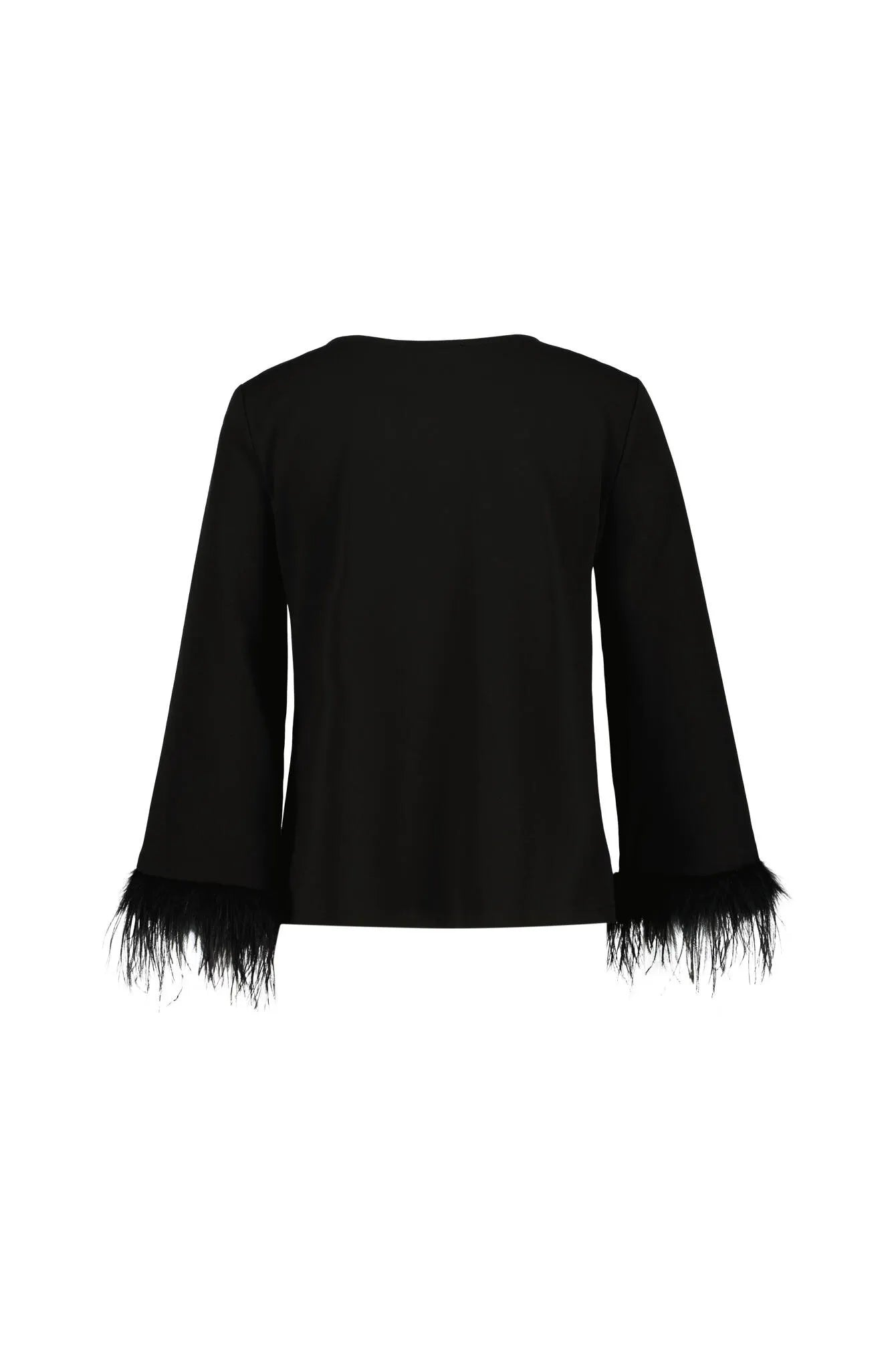 Langarmshirt mit Federn