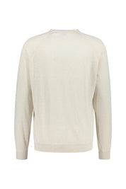 Strickpullover aus Leinenmix