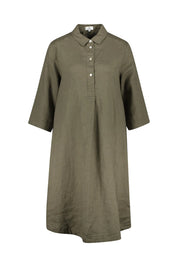 Hemdblusenkleid aus Leinen